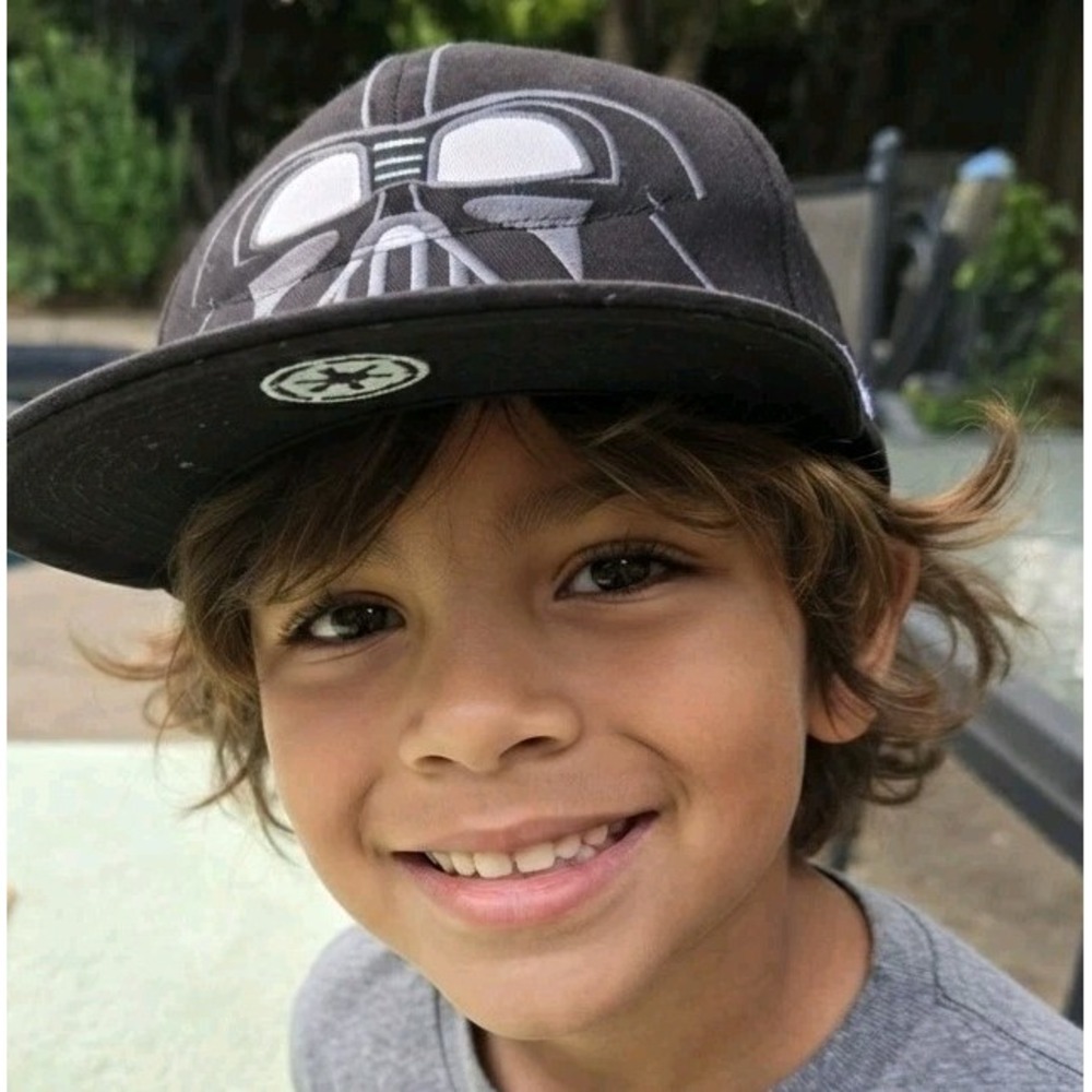 Disney Parks Star Wars Darth Vader Ball Cap Black Size Youth 54-58cm Disneyland